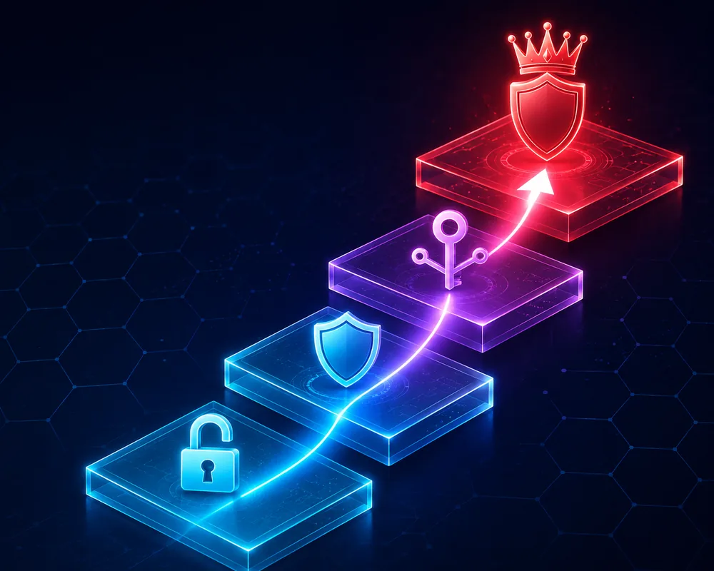 Cybersecurity certification levels from foundational to expert and leadership